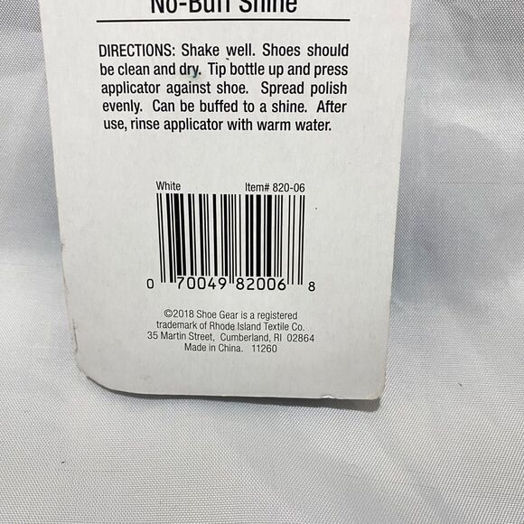Shoe Gear Liquid Shoe Polish White Gloss Finish 1.68 Oz 2018 - Picture 4 of 6